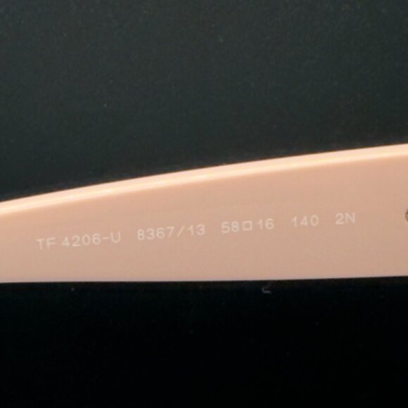 Tiffany Co TF 4206-U 8367/13 Cloud Pink Sunglasses Gradient 58 16 140 SCRATCH main image 11